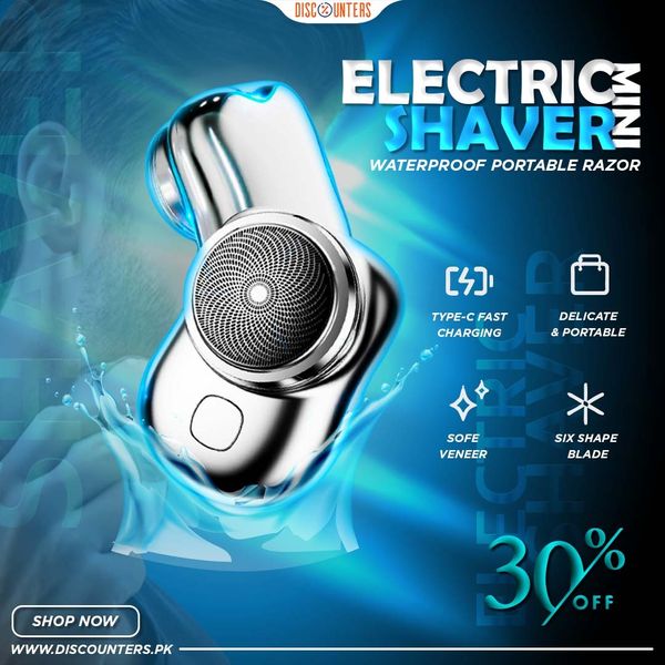 Portable Mini Electric Painless Shaver Waterproof
