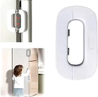 pack of 2 Multifunctional Fridge Door Drawer Lock, Household Refrigerator Lock, Baby Security Cabinet Lock