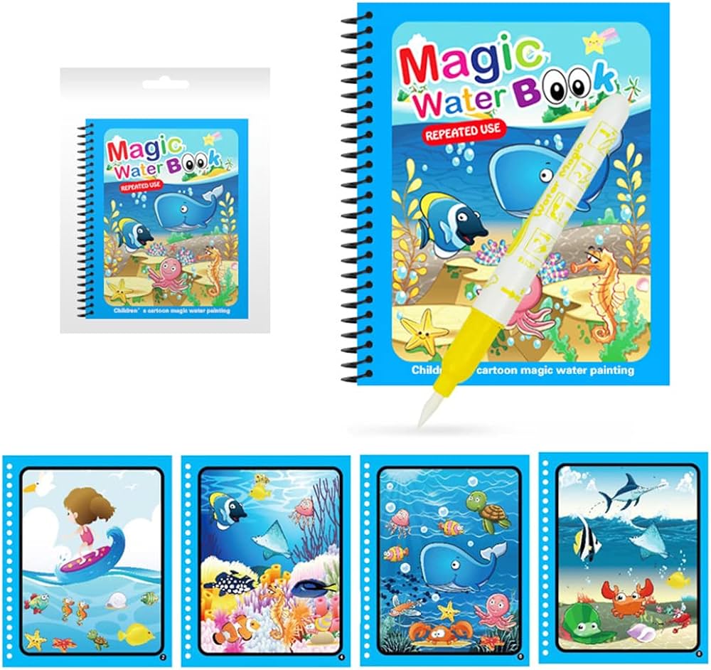 Magic Water Coloring Book