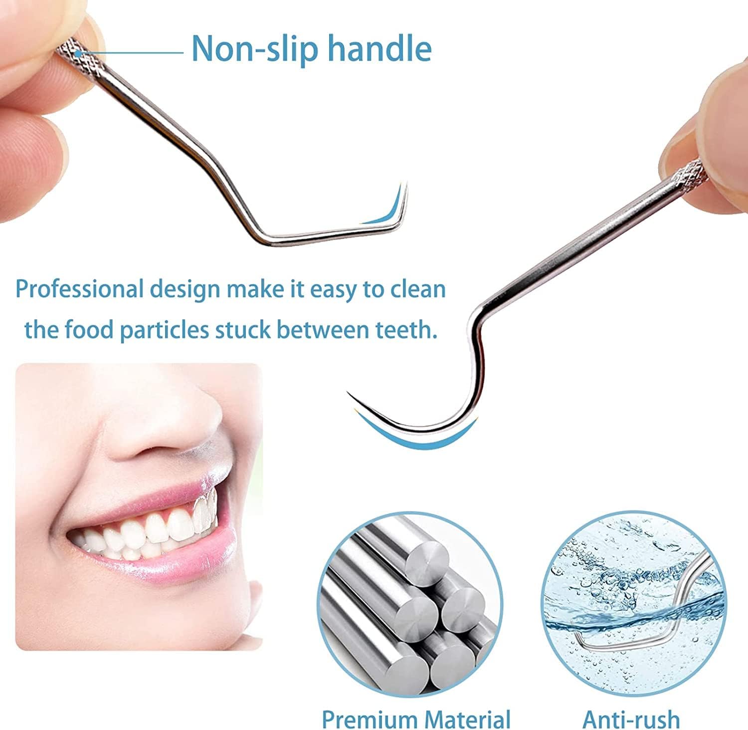 Teeth Cleaner Portable 7 Pieces Toothpicks Pocket KeyChain